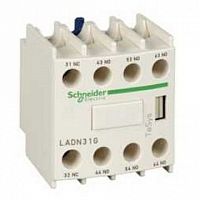 Дополнительный контактный блок 4НО фронтальный монтаж | код. LADN40TQ | Schneider Electric